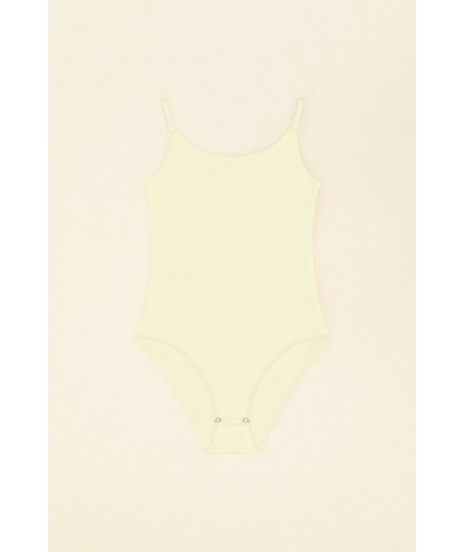 Ribbed bodysuit in organic cotton Faites des économies