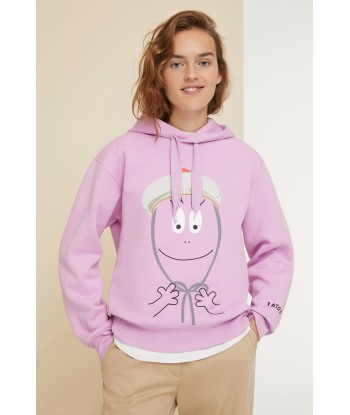 Hoodie Barbapapà in cotone bio d'Europe débarque