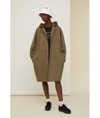 Parka oversize in cotone bio français