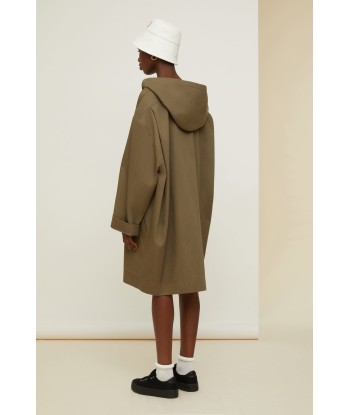 Parka oversize in cotone bio français