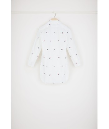 Camicia baby ricamata in cotone bio pas cher