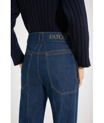 Pantalone svasato in denim bio Pour