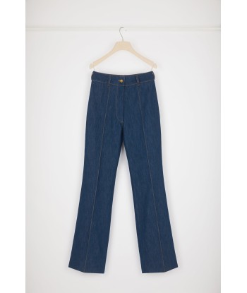 Pantalone svasato in denim bio Pour