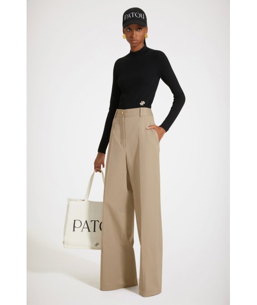 Pantalone iconico in gabardine bio sur le site 