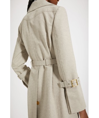 Trench in jacquard di cotone bio meilleur choix