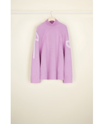 Maglione oversize con doppio collo Les êtres humains sont 