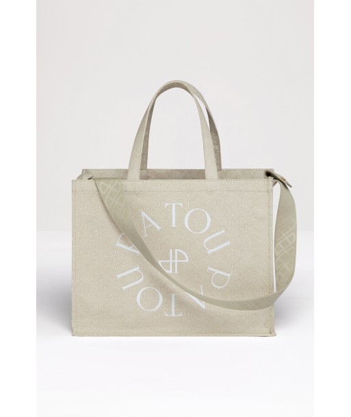 Tote Patou in jacquard di cotone bio pas cher 