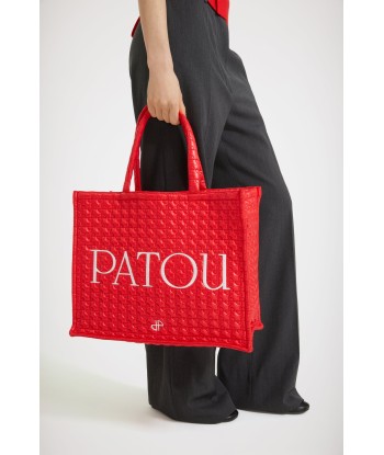 Tote Patou grande in nylon trapuntato sostenibile pas cher 