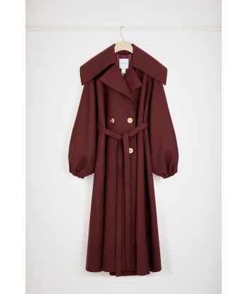 Cappotto oversize in feltro di misto lana offre 