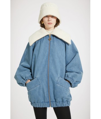 Giacca oversize in denim bio ed eco montone meilleur choix