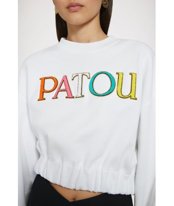 Felpa Patou cropped in cotone bio store