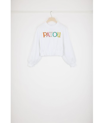 Felpa Patou cropped in cotone bio store