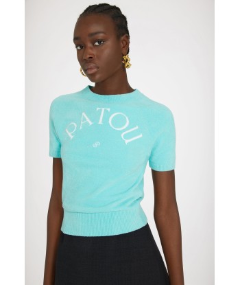 Top Patou in misto cotone en linge