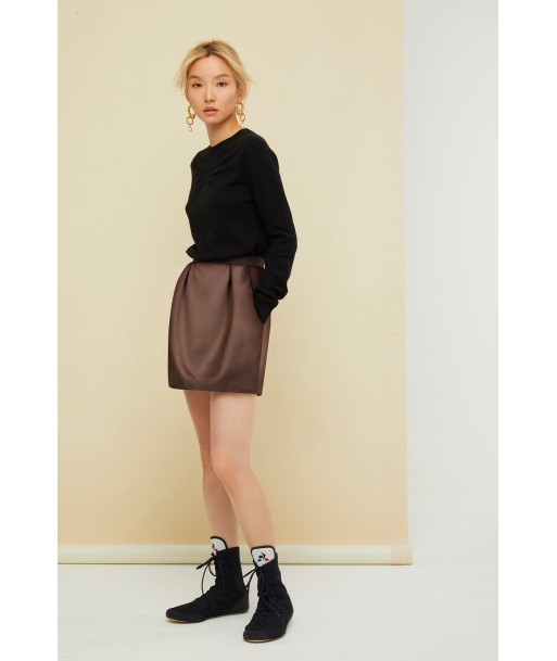 Satin tulip skirt chez Cornerstreet bien 