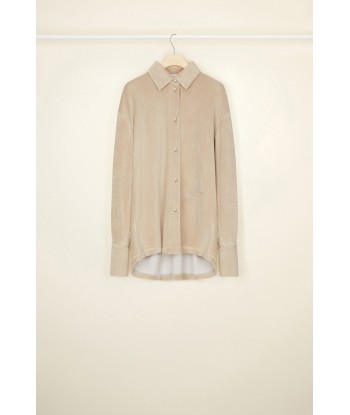 Camicia oversize in spugna di cotone bio une grave pollution 