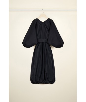 Belted maxi dress in eco-friendly faille 50-70% off 